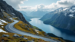 découvrez aurlandsfjellet, une route panoramique spectaculaire en norvège, entre fjords majestueux, montagnes sauvages et paysages à couper le souffle.