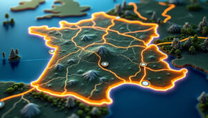 explorez la carte interactive des autoroutes de france : consultez le réseau, préparez vos itinéraires et repérez les péages.